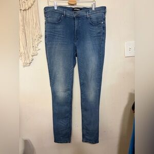 Express Women's Skinny Jeans in Blue